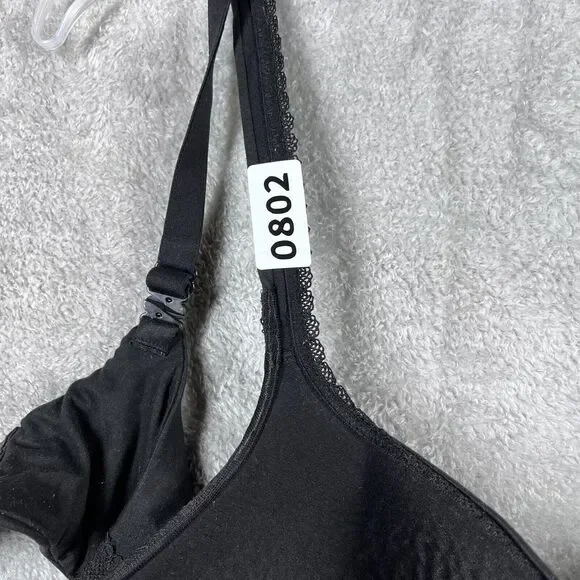 Victoria's Secret Bra Womens 38DD Black Lined Perfect Coverage Body by Victoria - Picture 9 of 9